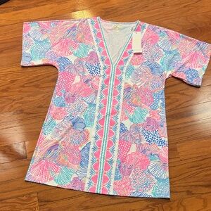 Lilly Pulitzer Malachi V-neck coverup NWT